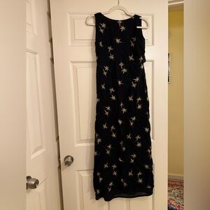 Vintage Ann Taylor Black Floral Women's Dress